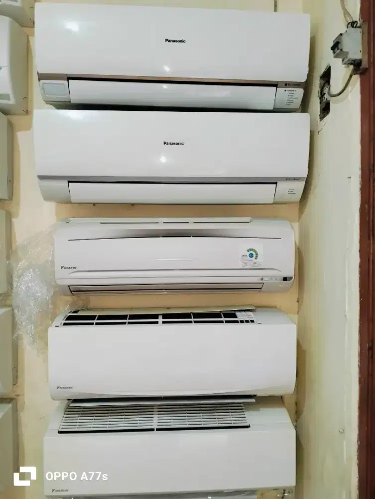 Ready AC split berbagai merek 1/2 pk sampai 1 pk