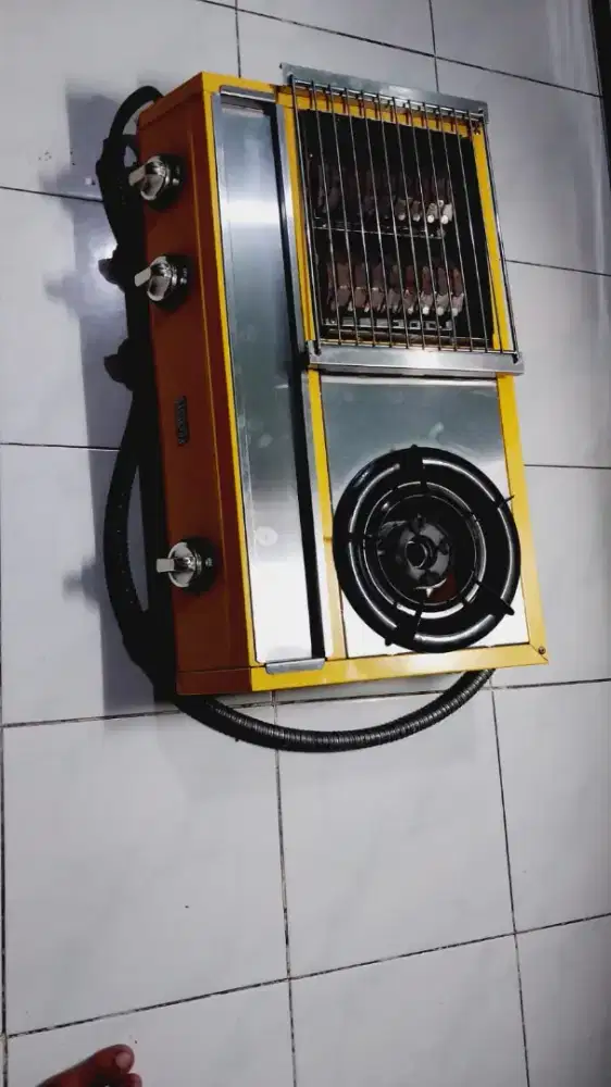 Kompor bakaran 2 tungku