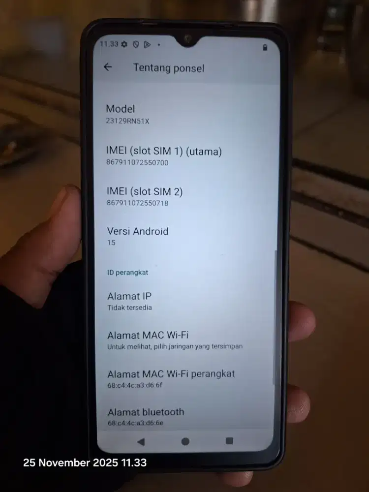 Redmi A3 4/128 mulus