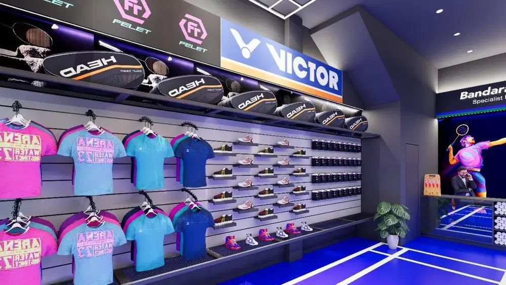 Dibutuhkan penjaga toko olah raga badminton. Harus bisa pasang senar