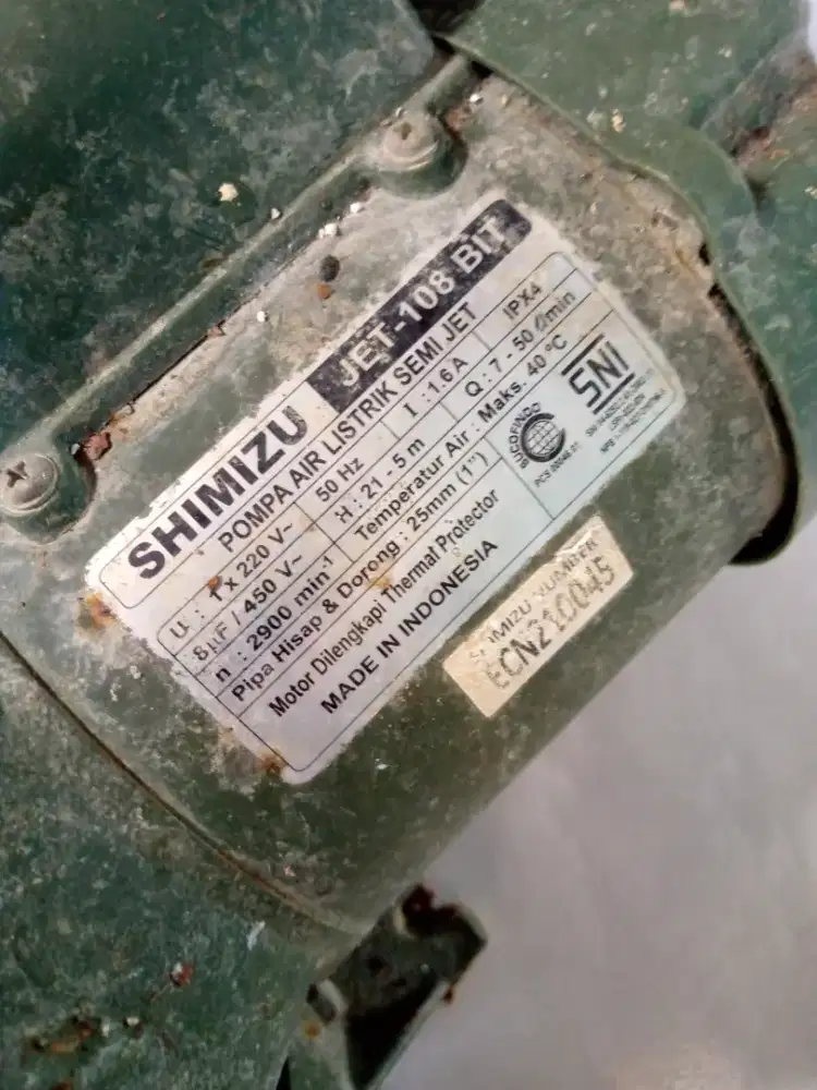 BU di jual pompa air merk Shimizu jet-108 bit