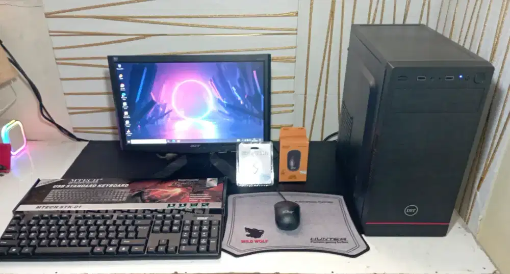 PC Komputer Fullset Core i5 Gen 3/ Ram 8Gb/ HDD 500Gb/ Monitor + Wifi