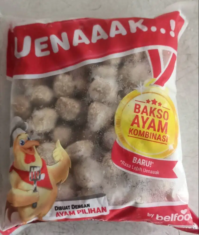Belfoods Bakso Ayam Mini 500 Gram Isi 100 Pcs