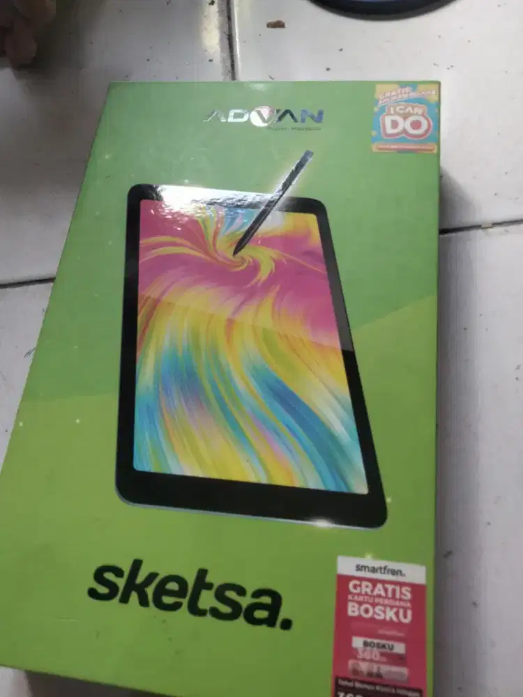 Di jual cepat Tab Advan sketsa bekas minus retak sedikit