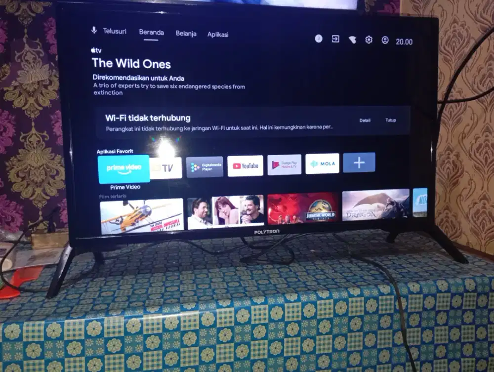 Jual tv led androit di gital 32 in. Mrk polytron.