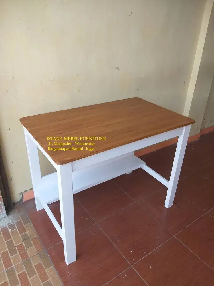 Meja Tulis Komputer Laptop Kerja Kantor Belajar Gaming Gamer Game Kayu