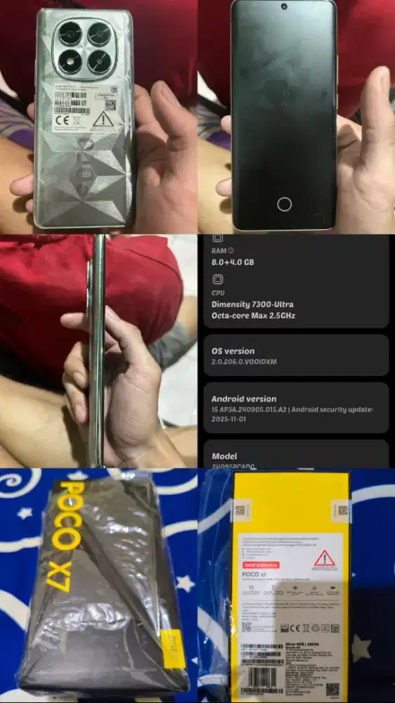 Poco X7 256 GB Mulus