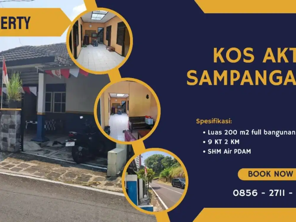 Rumah Kos Aktif Tinggal Melanjutkan Kendeng Sampangan