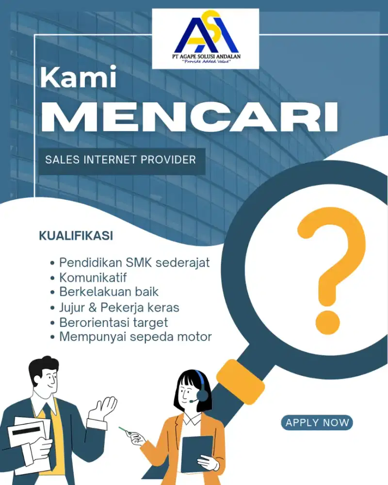 SALES INTERNET PROVIDER - TANGERANG SELATAN