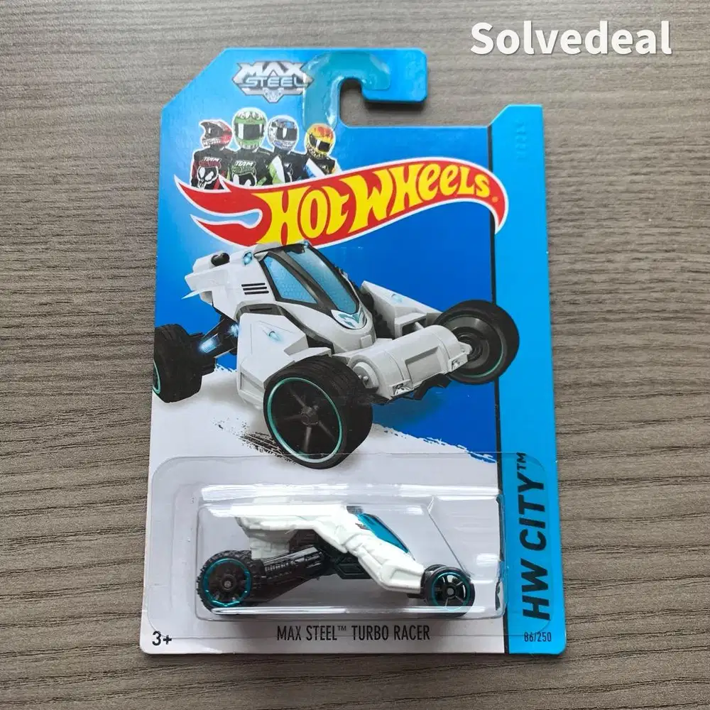 Hot Wheels Max Steel Turbo Racer 2014 Putih – Baru