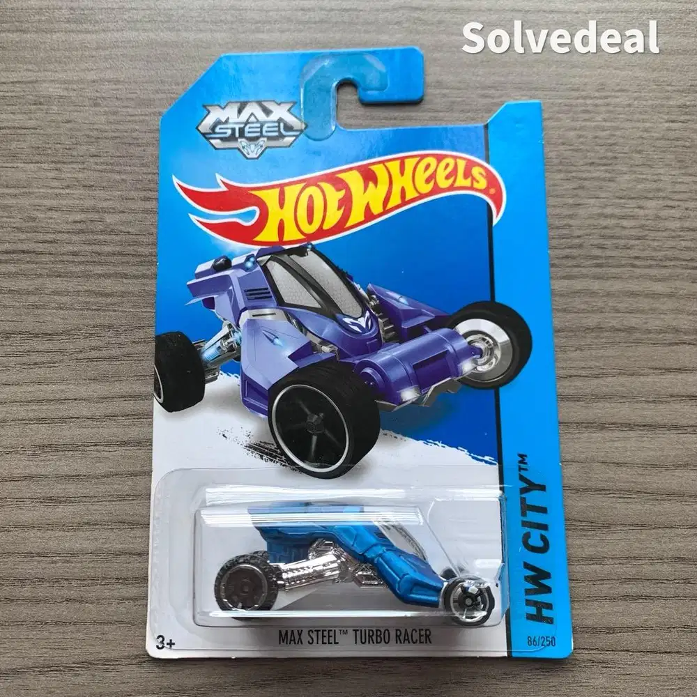 Hot Wheels Max Steel Turbo Racer 2014 Biru – Baru