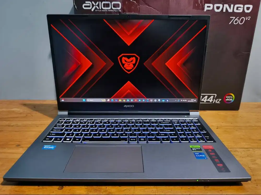 Axioo Pongo 760 V2 i7-13620H 16/512GB RTX 4060 8GB FHD 144Hz Garansi