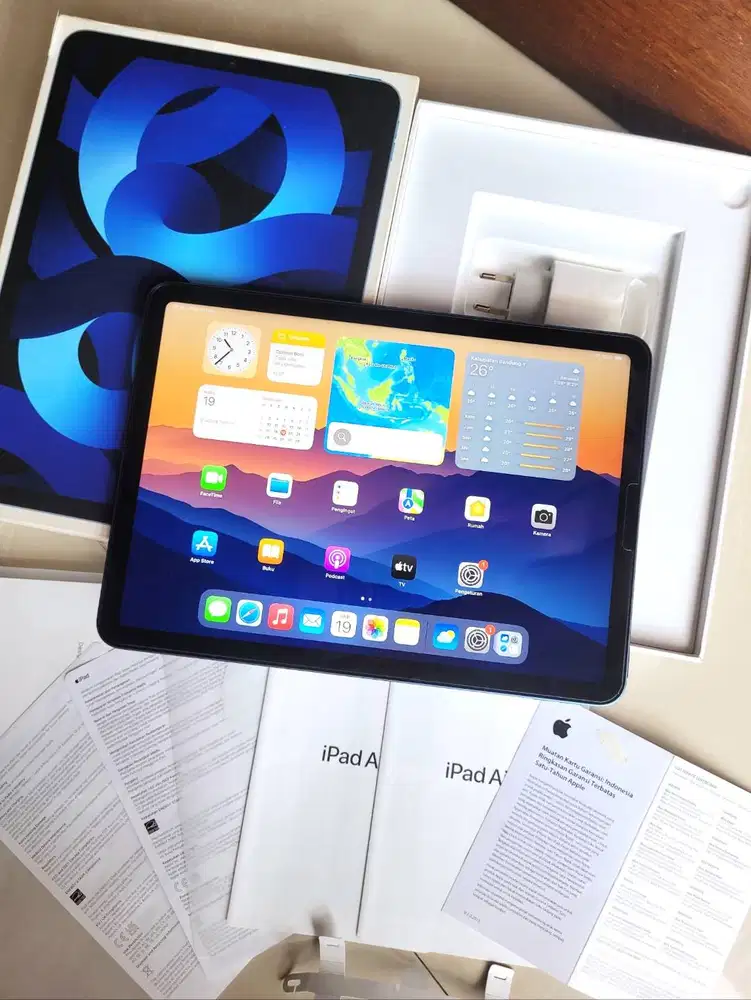 iPad Air 5 M1 iBox Garansi Resmi Mulus Like New Fullset Second Bandung