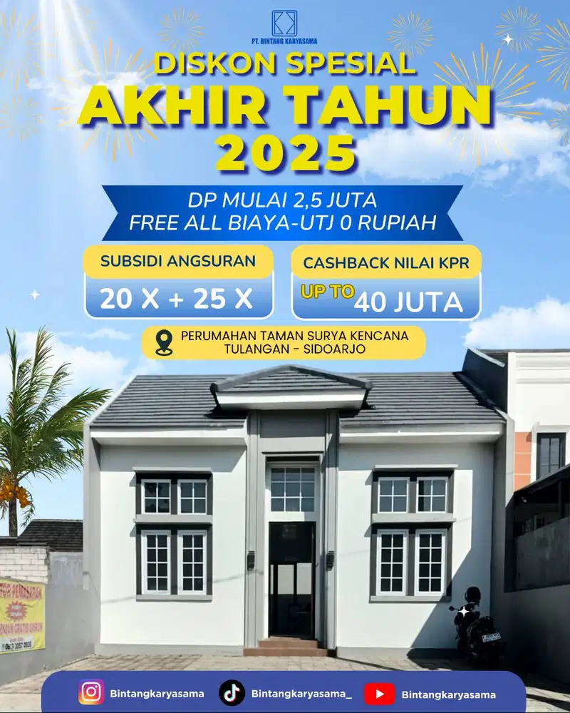 DI JUAL RUMAH SIAP HUNI TULANGAN SIDOARJO