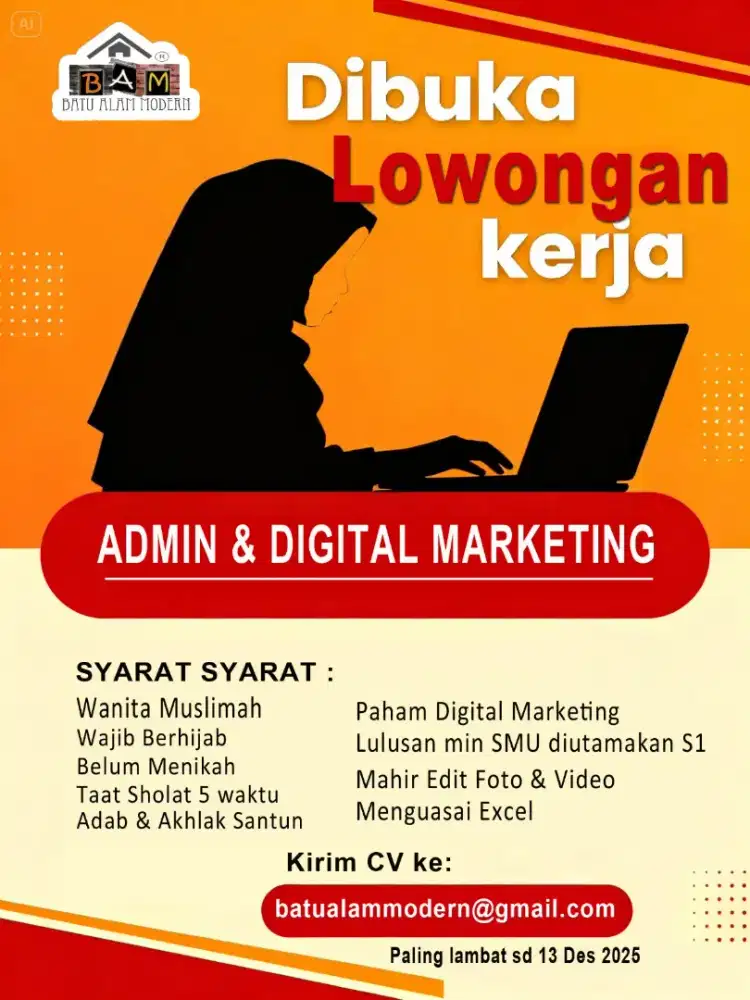 Lowongan Sesuai Iklan