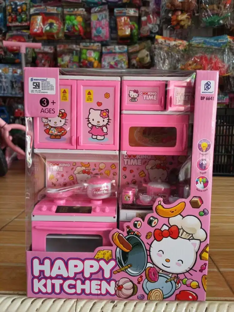 mainan anak happy kitchen set