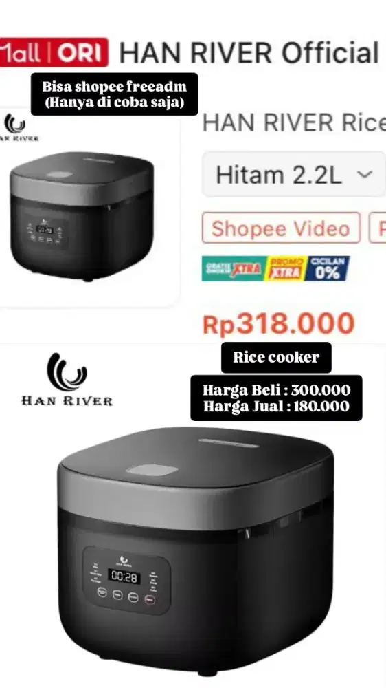 Rice cooker Hanriver