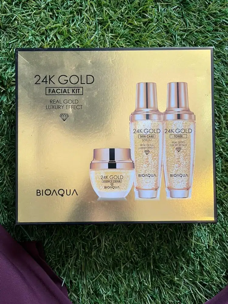 BIOAQUA 24K Gold Facial Kit paket skincare