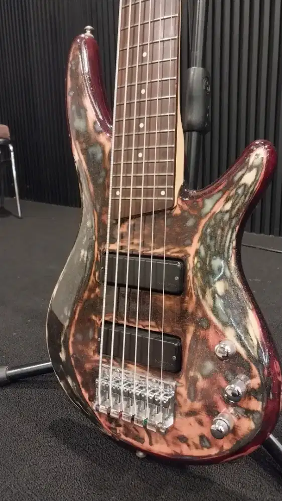 Bass Ibanez Gio 6 senar, harga nego