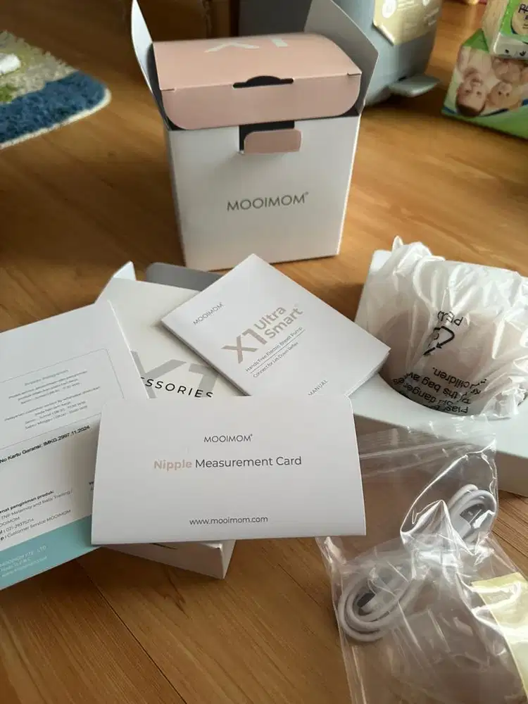 Breast pump/Pompa Asi Hands free electric merk MOOIMOM X1 Ultra Smart