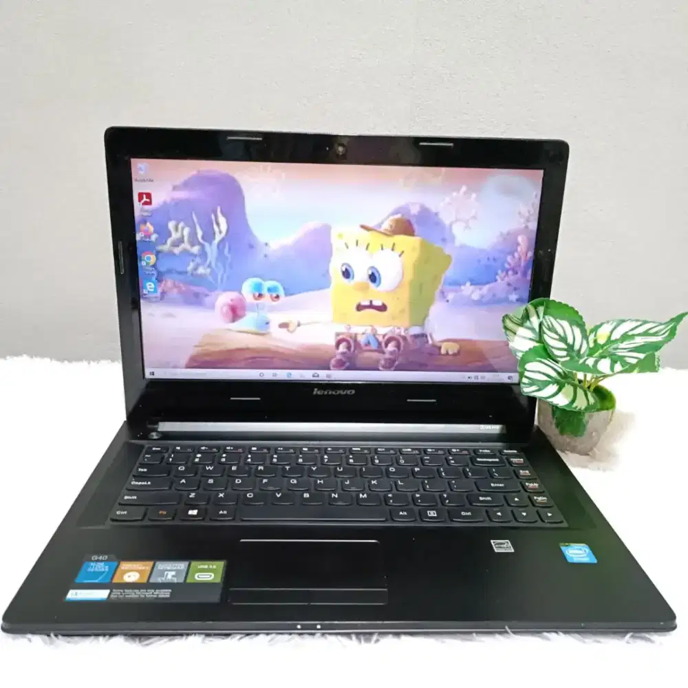 LAPTOP LENOVO G40 30 INTEL N2840 RAM 4GB SSD 128GB LAYAR 14.0 INCH