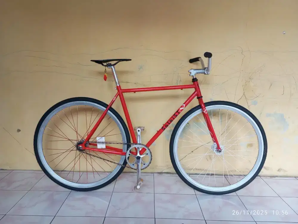 Sepeda fixie Soloist 1 kondisi siap pakai