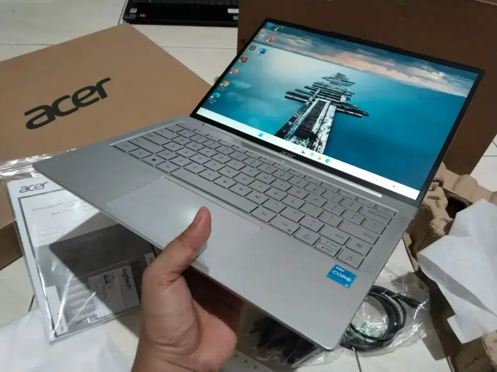 Dijual acer Aspire Lite 14 intel i3 gen 12 grnsi on 5Bln Lagi Fulset