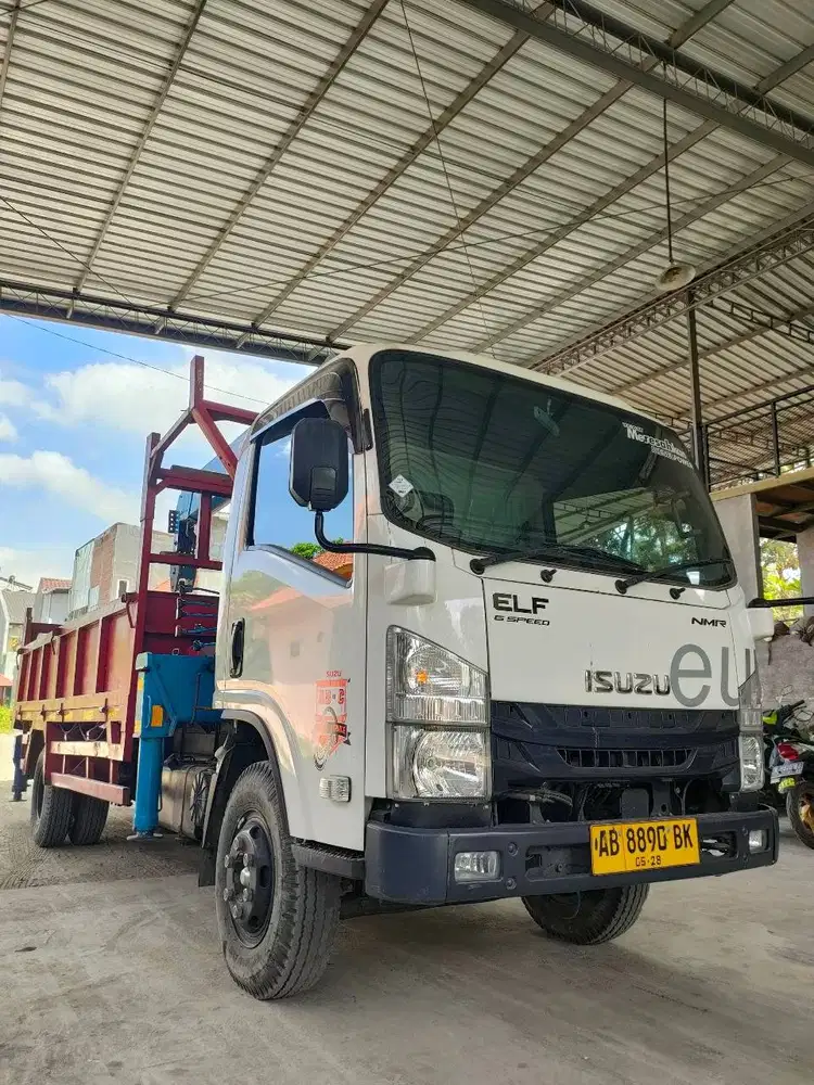 jual truck crane 3 ton boom 5 section tahun 2022 siap kerja