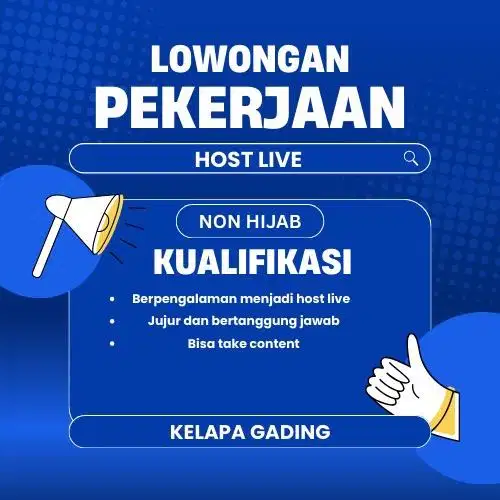 Host live pengalaman loker