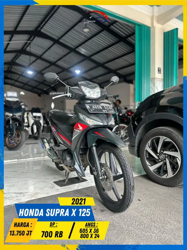 HONDA SUPRA X 125 2021 BEKAS BERKUALITAS HIKMAH MOTOR KEPUH MALANG