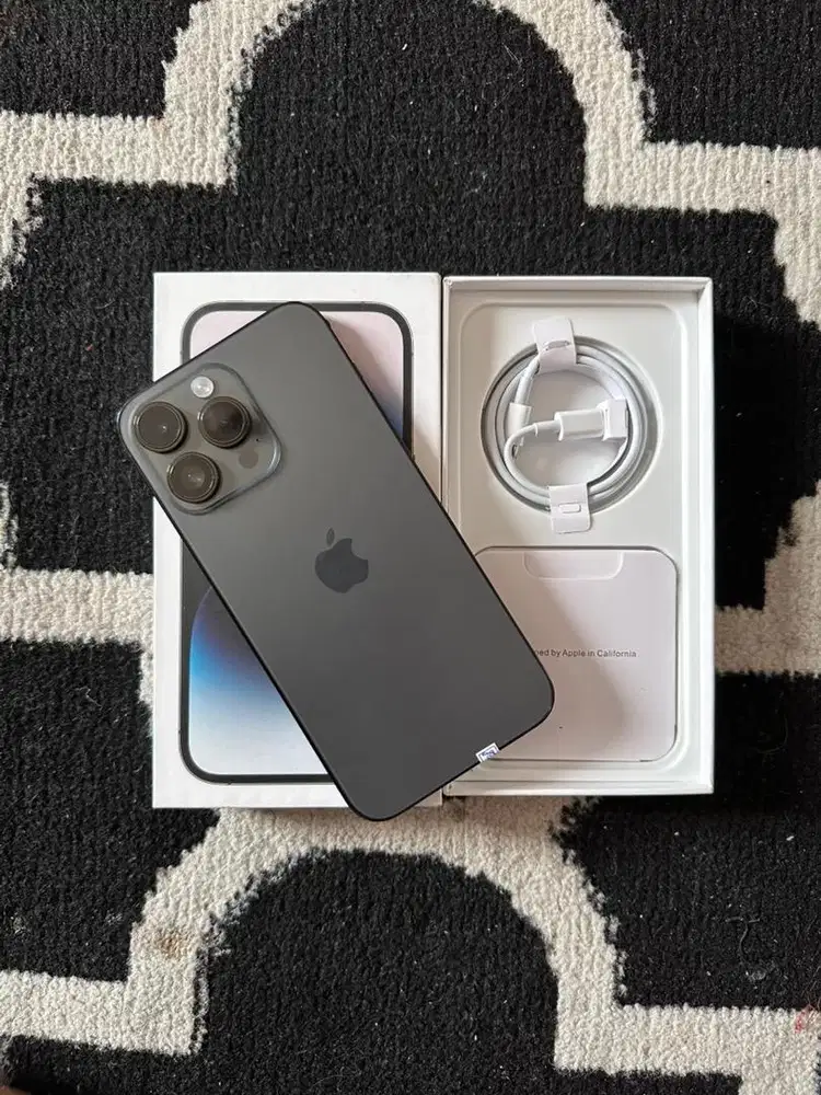 iphone 14 promax 128gb space black fullset