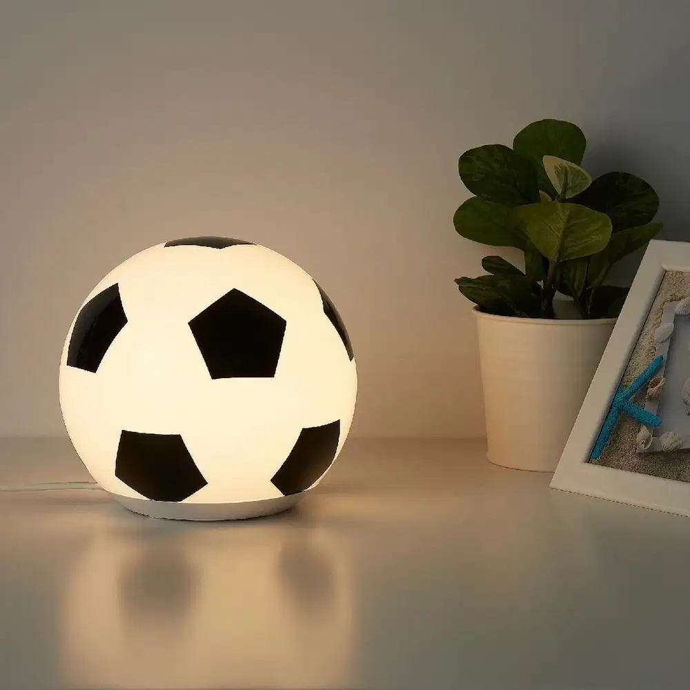 IKEA Angarna Lampu Meja Lampu Tidur LED Motif Bola