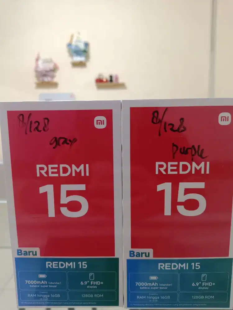 NeW Redmi 15 8/128 garansi resmi