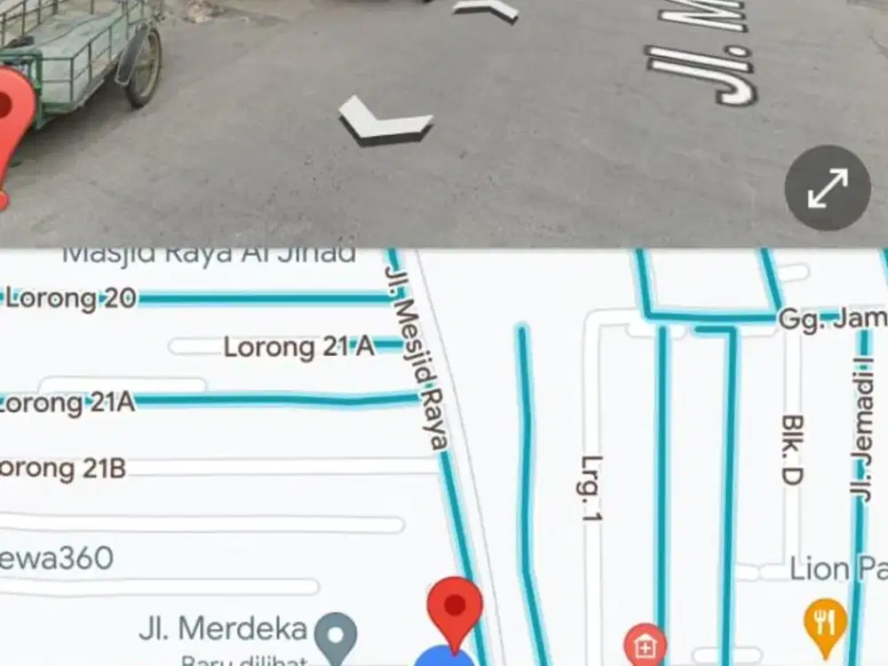 Roko 3 Lantai Jalan Merdeka/Terusan Jemadi Pulobrayan Kosong SHM dijual murah