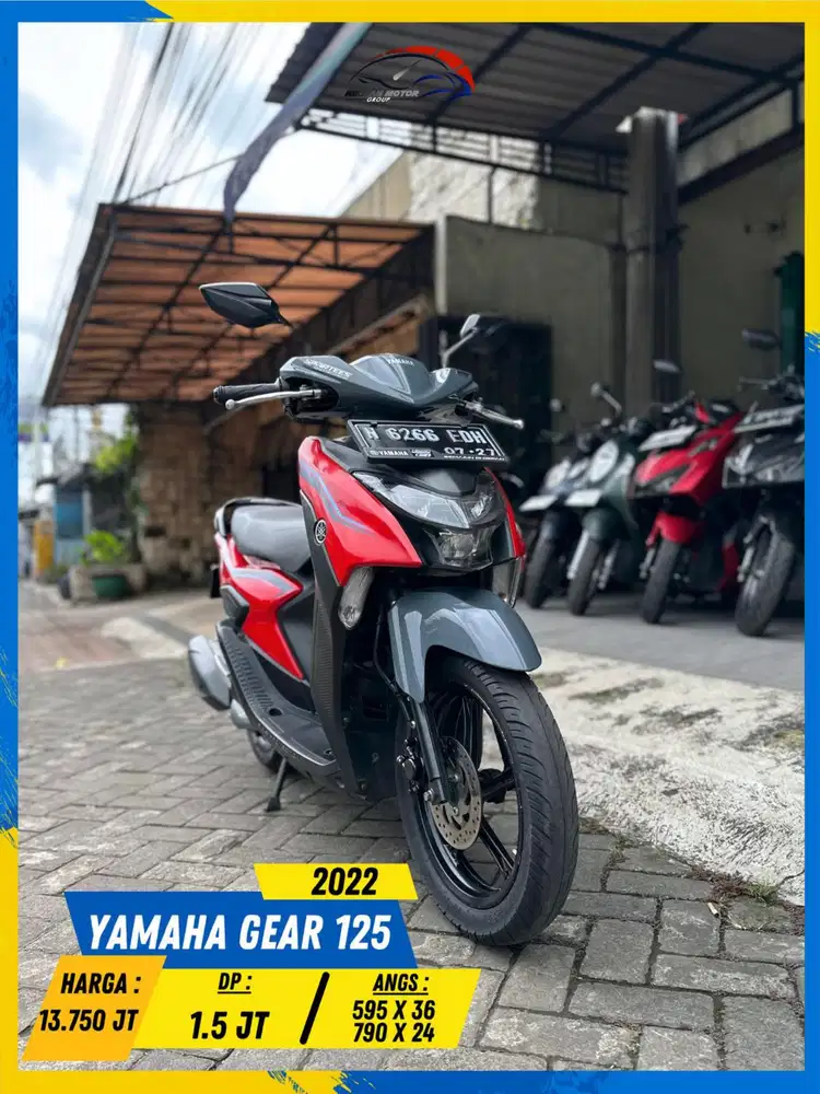 YAMAHA GEAR 2022 SIAP ANGKUT BOSSKU HIKMAH MOTOR KEPUH MALANG