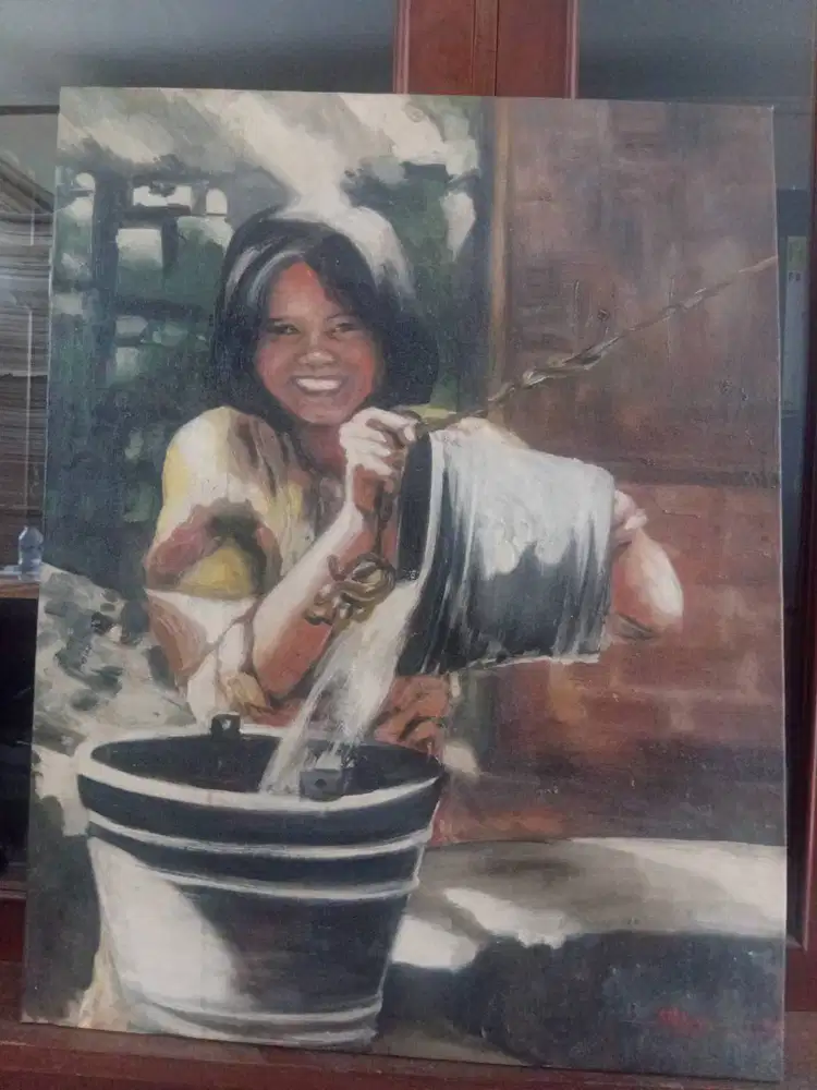 Menimba air dari sumur