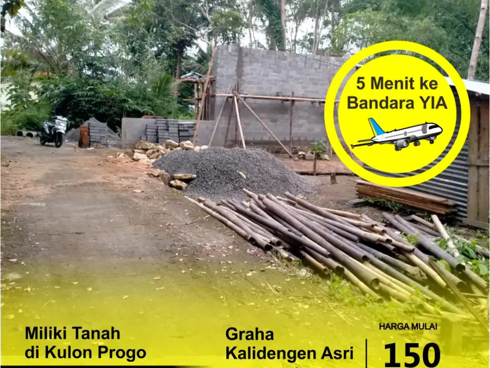 tanah dekat bandara yia kulon progo yogyakarta