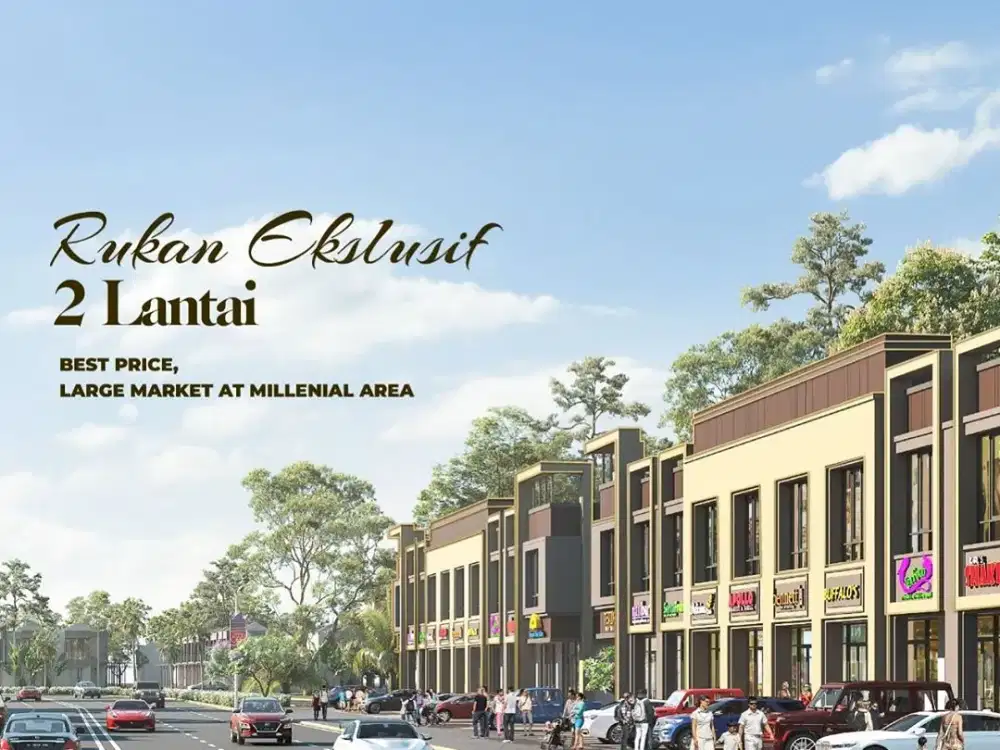 Disewakan Ruko Milenial Pik2 Cocok untuk Beragam Usaha
