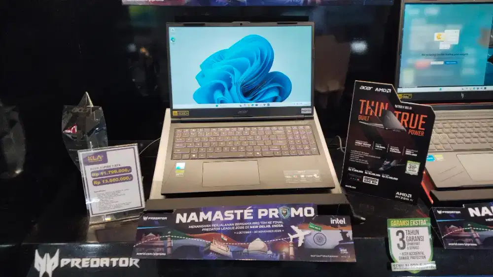 Laptop Acer Aspire 7 RTX Promo cashback n cicilan bunga ringan di KLA