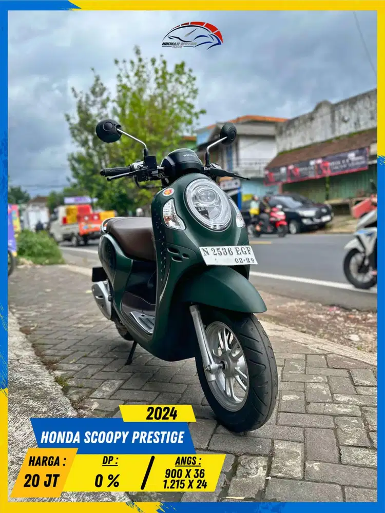 HONDA SCOOPY PRESTIGE 2024 READY GASS LURR HIKMAH MOTOR KEPUH MALANG