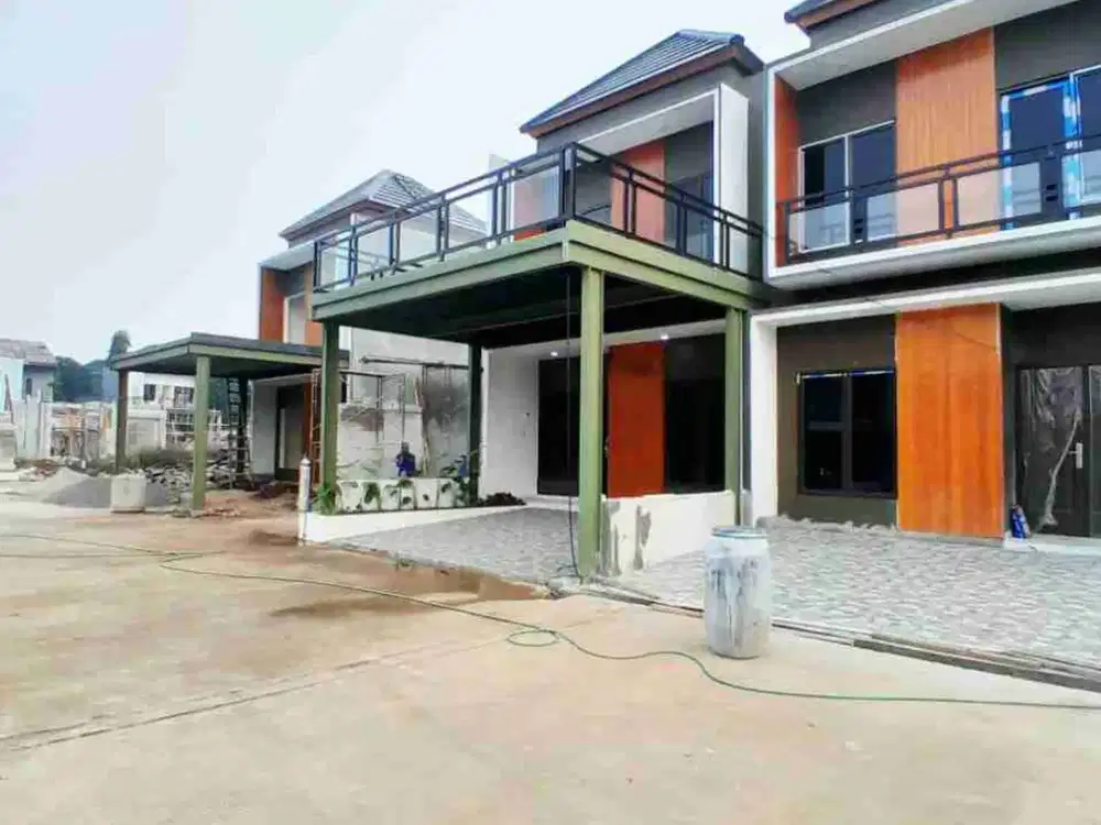 rumah dijual cepat 2 lantai, free biaya DP 0%