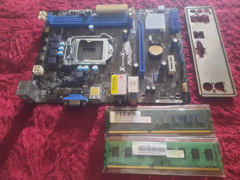 Jual BU Murah(Mobo H61-1155/Ram-8gb)Normal Semua Siapa Cepat Hrg Net