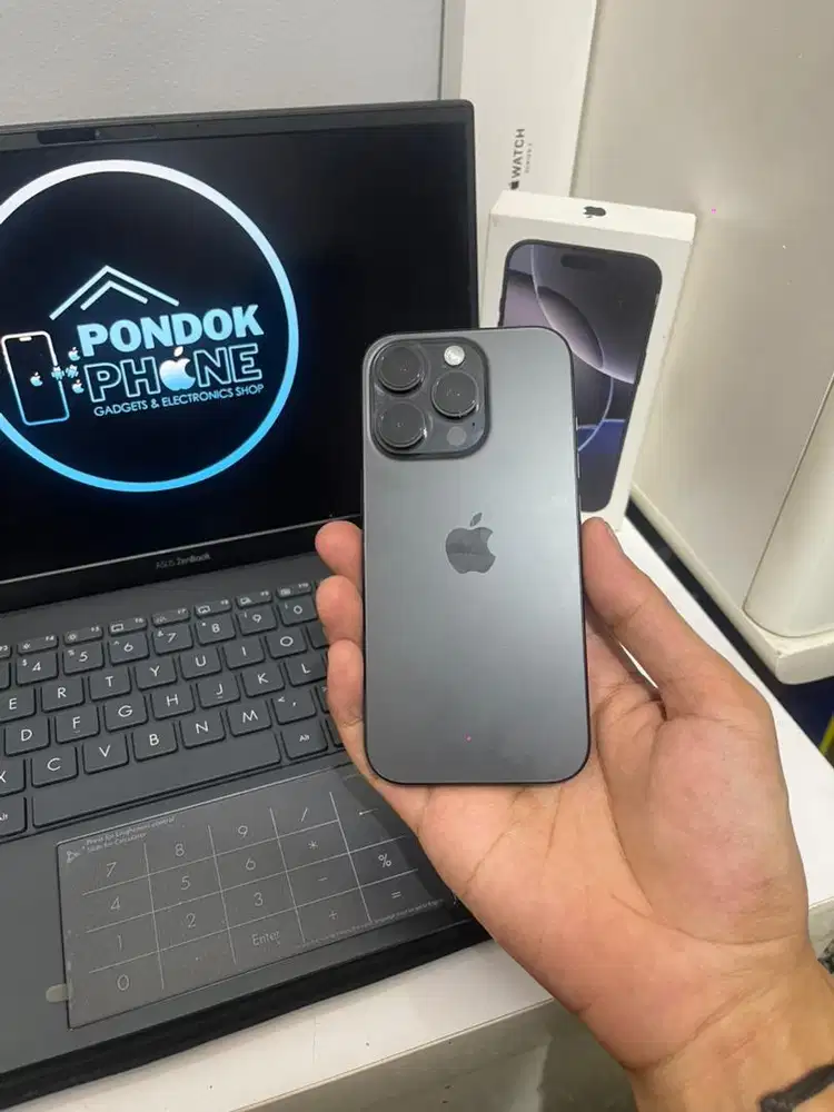 Iphone 16 pro ibox umur 2 bulan