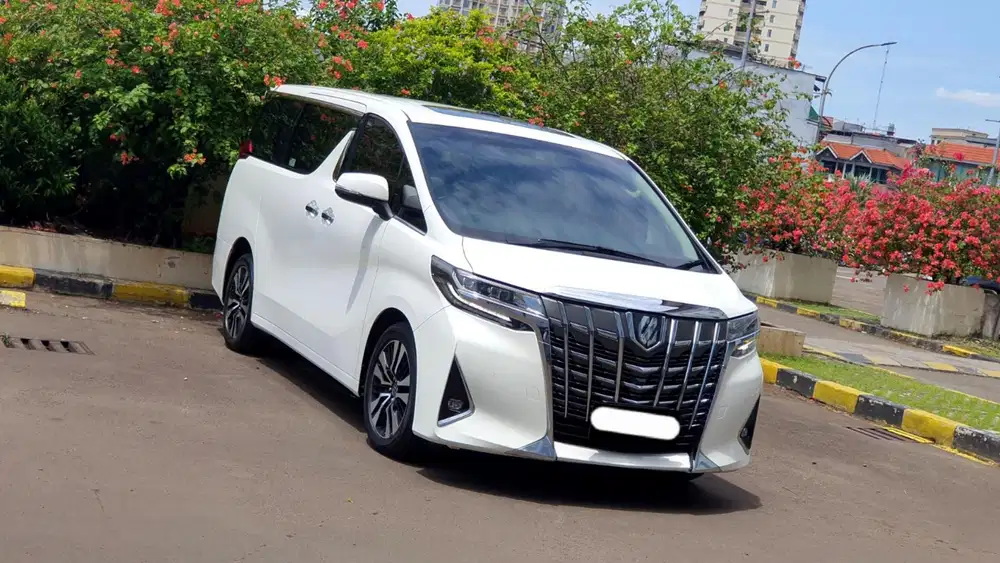 Km46rb toyota alphard g atpm 2022 putih sunroof pilotseat