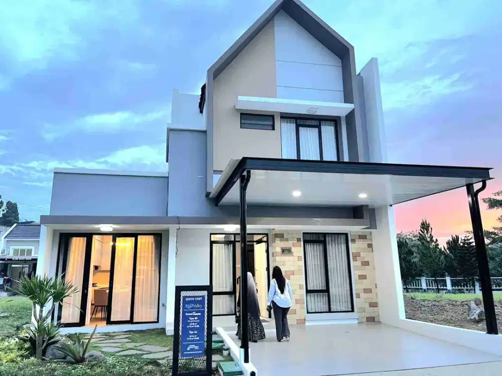 RUMAH TAMAN 2LT RIVER VALLEY NATURA SERPONG CITY DG HARGA MURAH DI KELASNYA