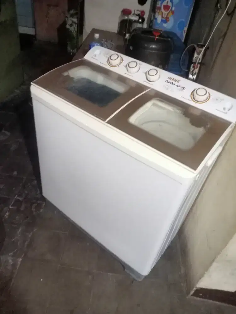 Jual mesin cuci Akari turbo spin kapasitas 10kg normal bisa diantar