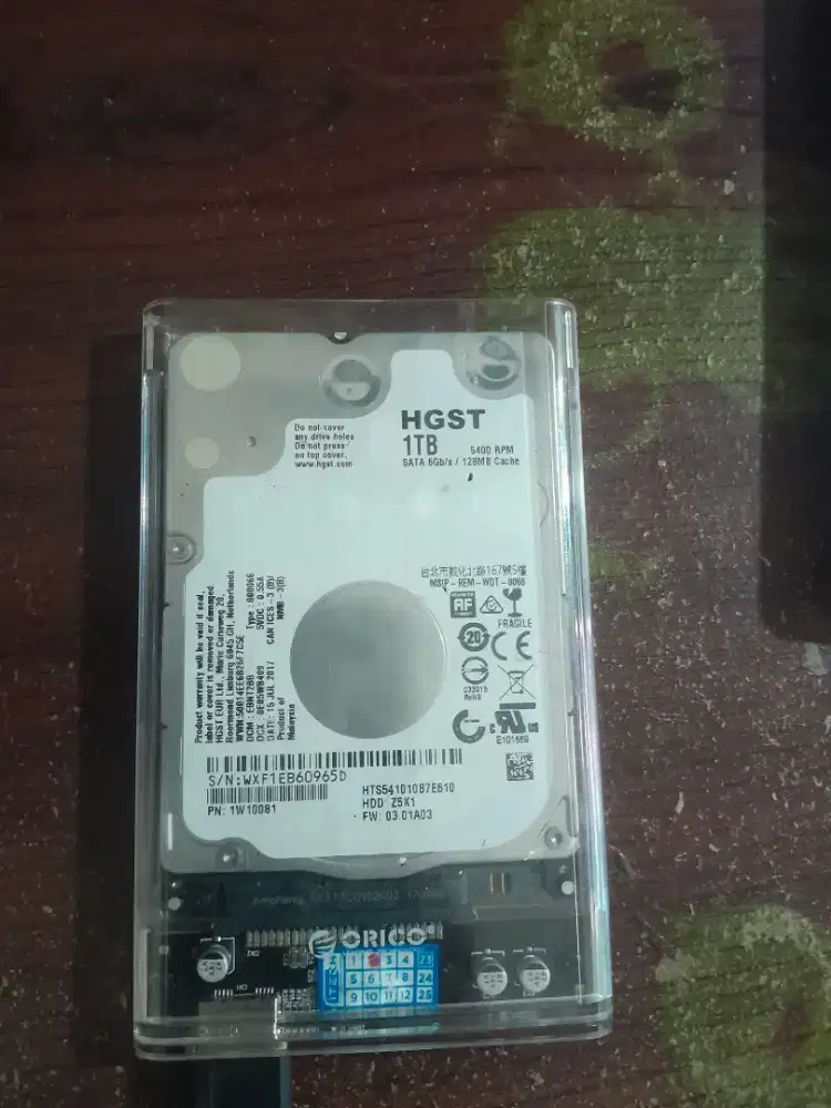 Hardis external 1000gb sentinel 95%