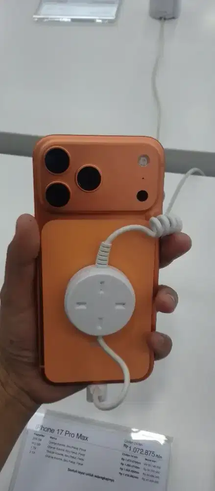 cicilan kredit iPhone 17 Pro max tanpa dp pakai home credit dibogor