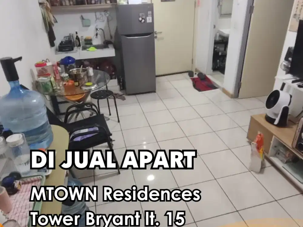 Dijual !!! Serpong M-TOWN residences Type 2 Bedroom