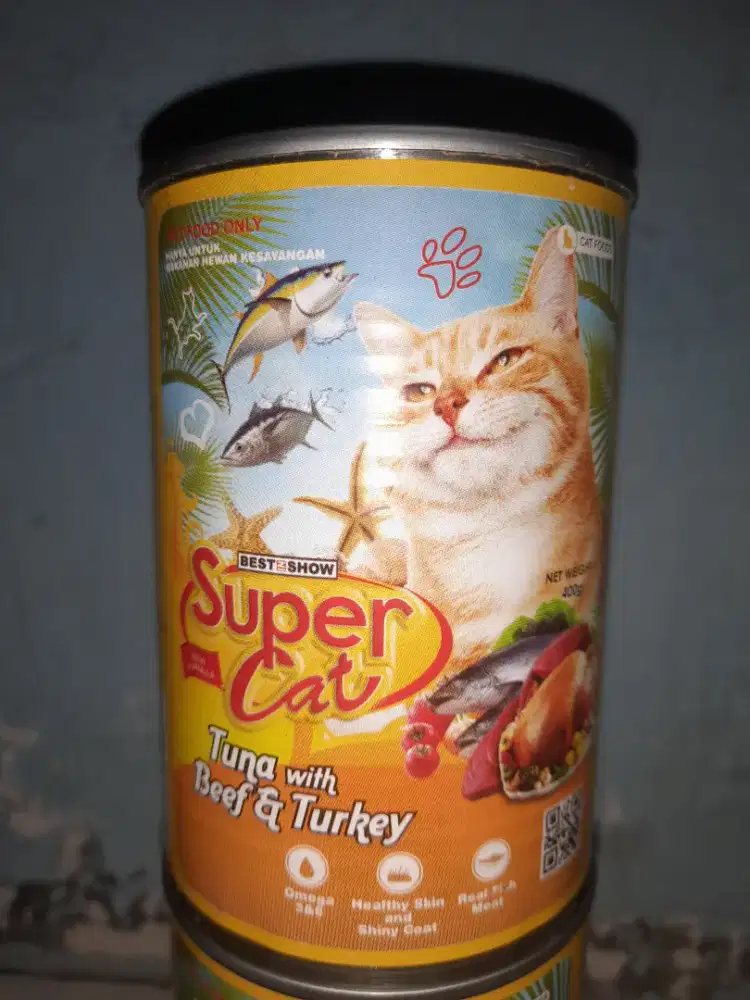 JUAL CEPAT – Supercat  Kaleng 400gr

Harga: Rp22.000 / pcs